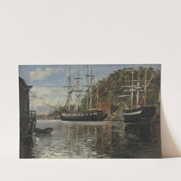 From the Harbour in Arendal by Siegwald Dahl