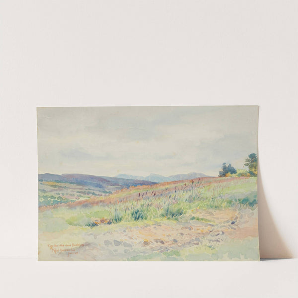 From the hills above Dunblane by Edward Barraud