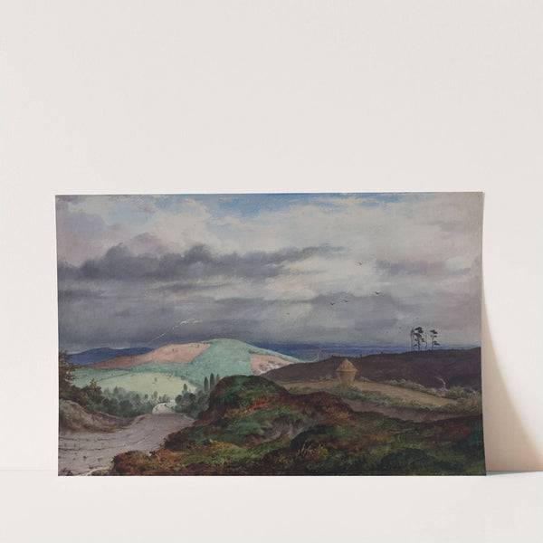 From The Monument Hill – Thunderstorm (1850-1880) by Elijah Walton