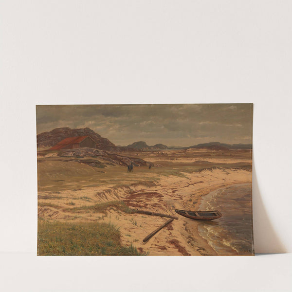 From the Risøbank near Mandal by Amaldus Nielsen