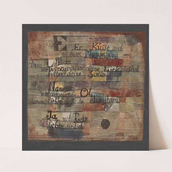 (From the Song of Songs) Version II. by Paul Klee