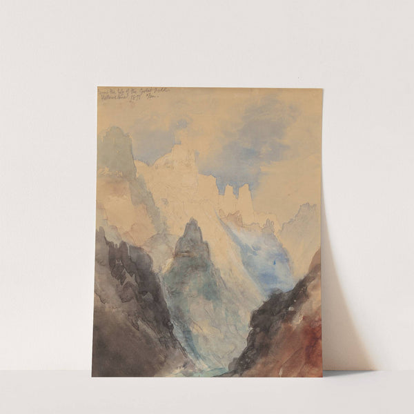 From the Top of Great Fall, Yellowstone by Thomas Moran