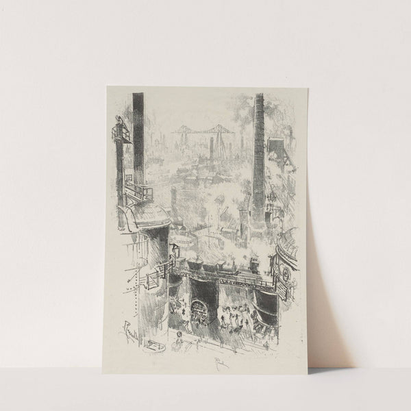 From the Tops of the Furnaces by Joseph Pennell