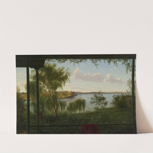 From the verandah of Purrumbete by Eugène von Guérard