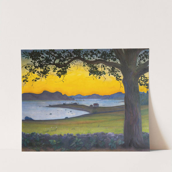 From Værvågen, The Fisherman's Cottage by Harald Sohlberg