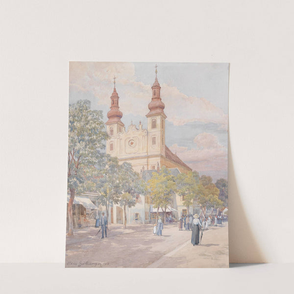 Fronleichnamsumzug in Maria Lanzendorf by Hans Götzinger