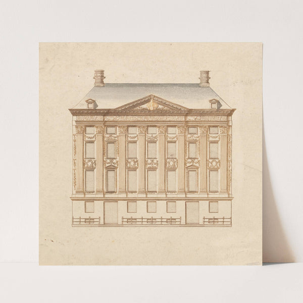 Front Elevation, Facade by Johann Teyler