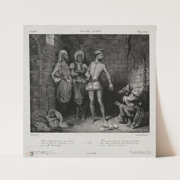 Fronte-Boeuf and the Jew (1829) by Eugène Delacroix