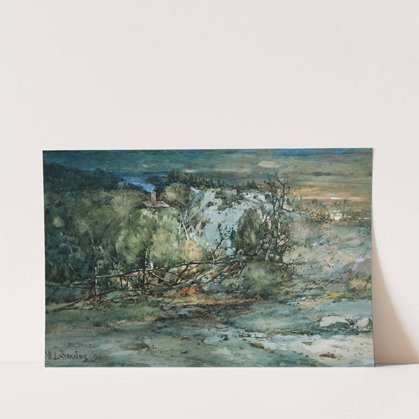 Frontier Cabin (1894) by William Louis Sonntag