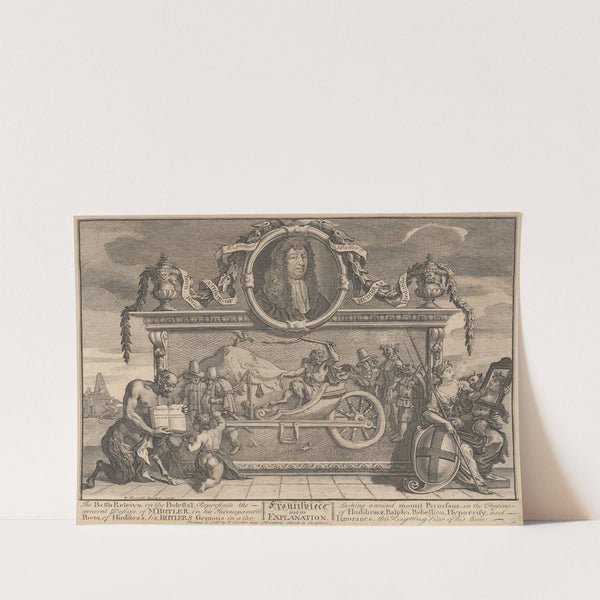 Frontispiece and its Explanation (no.1) (1726) by William Hogarth