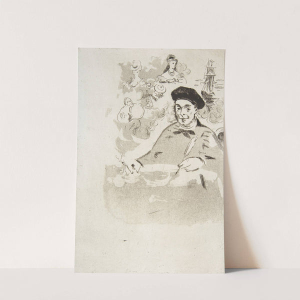 Frontispiece for an edition of ‘Les Ballades’ by Théodore de Banville (1874) by Édouard Manet