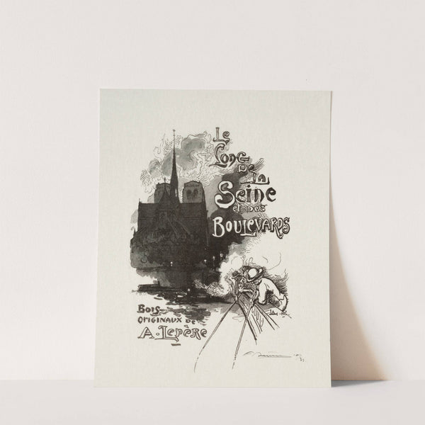 Frontispiece; Le long de la Seine et des Boulevards (c. 1870–1918) by Auguste Louis Lepère