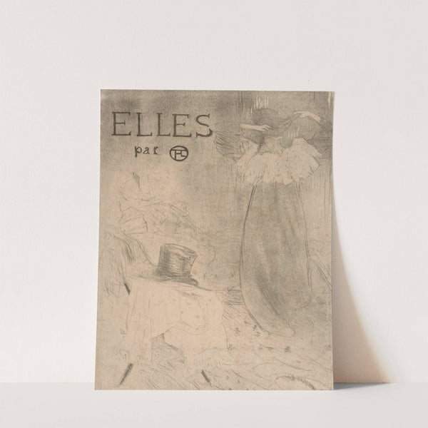 Frontispiece of Elles (1896) by Henri de Toulouse-Lautrec