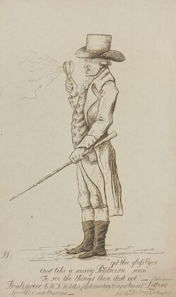 [Frontispiece to citizn Jno Nicholls’s parliamentary & unparliamenty letters speeches and visions (1797) — size preview
