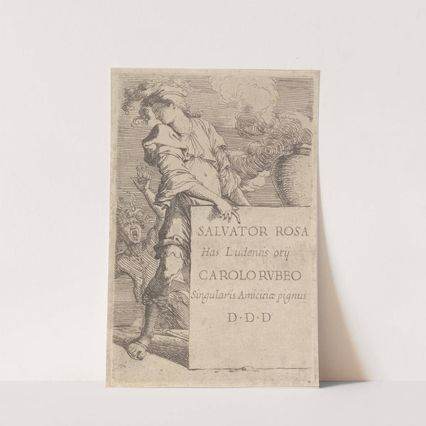 Frontispiece to the 'Figurine Series' by Salvator Rosa