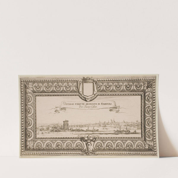 Frontispiece to ‘The Landscapes of Florence’ (1630) by Jacques Callot