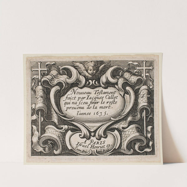 Frontispiece to ‘The New Testament’ (1635) by Jacques Callot