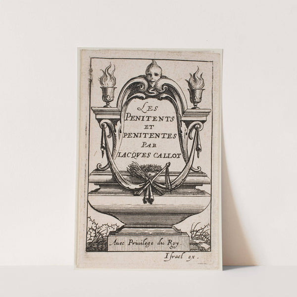 Frontispiece to the ‘Penitents’ (1632) by Jacques Callot