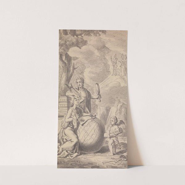 Frontispiece Vol. VII, No. I for 1775 from Town and Country Magazine by Isaac Taylor