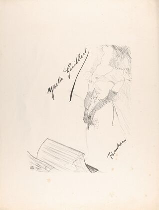 Frontispiece – Yvette Guilbert before the Prompter’s Box (1898)