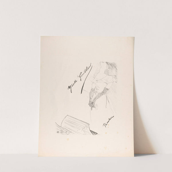 Frontispiece – Yvette Guilbert before the Prompter’s Box (1898) by Henri de Toulouse-Lautrec