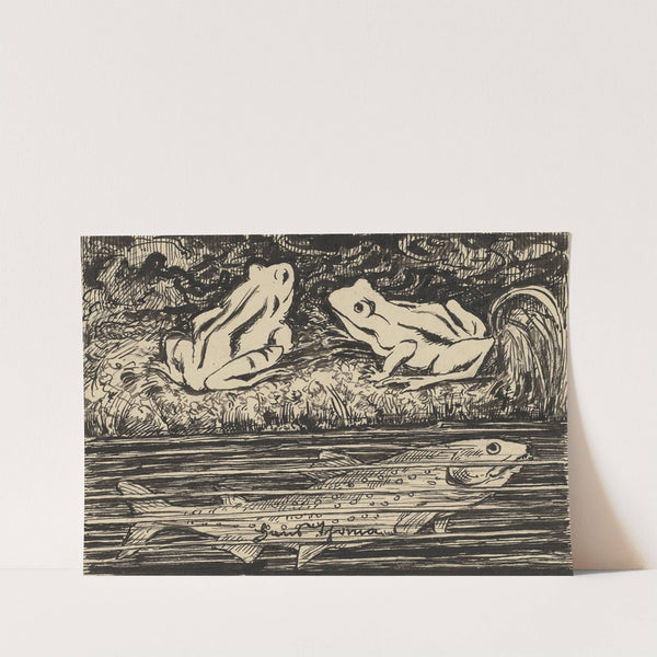 Frosch (ca 1905) by Hans Thoma