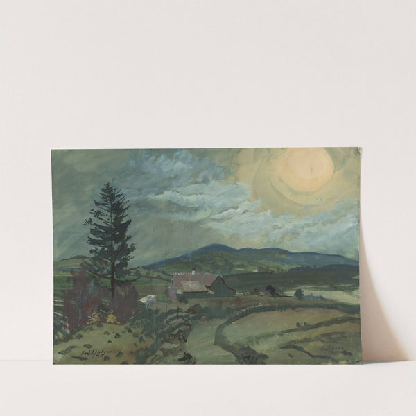 Frühjahrsnebel in Niederösterreich (1933) by Oskar Laske