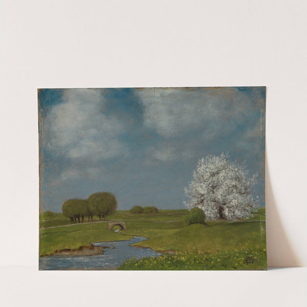 Frühling am Bach by Hermann Dumler