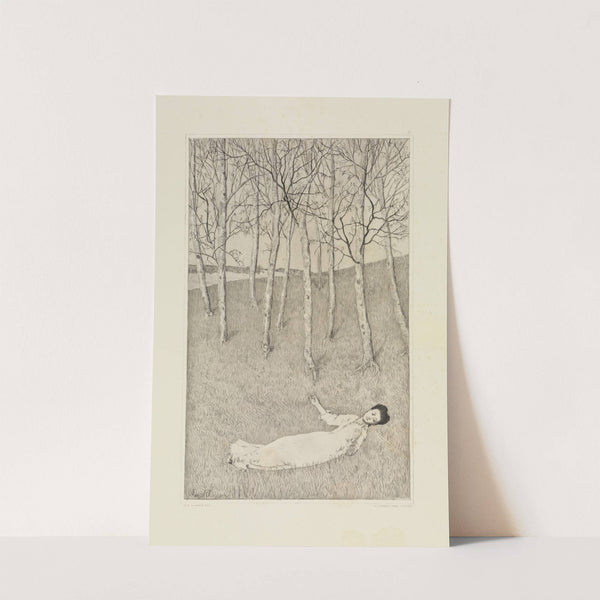 Frühlingsanfang (Radierte Skizzen, Opus I, Blatt 4) (1879) by Max Klinger