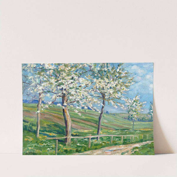 Frühlingslandschaft by Carl Friedrich Felber