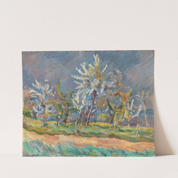 Frühlingslandschaft by Edmund Conrad Ferdinand von Freyhold