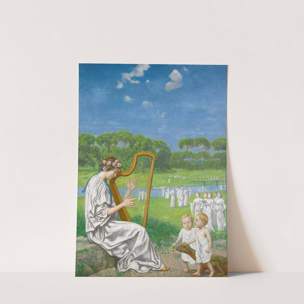 Frühlingsmelodie (spring melody) (1914) by Hans Thoma