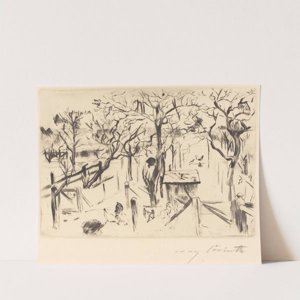 Fruit Garden in Autumn (Obstgarten im Herbst) (1912) by Lovis Corinth