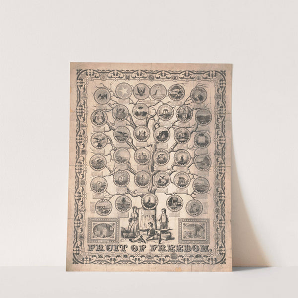 Fruit of freedom (1858) by Ensign, Bridgman & Fanning