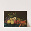 Fruit on a silver platter with lobsters on a partially draped table by Jan Davidsz de Heem