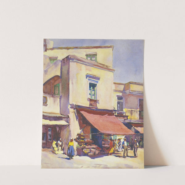 Fruit shop, Capri by Maud Sherwood