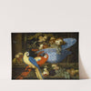 Fruit Still Life With Two Parrots (1623) by Balthasar van der Ast