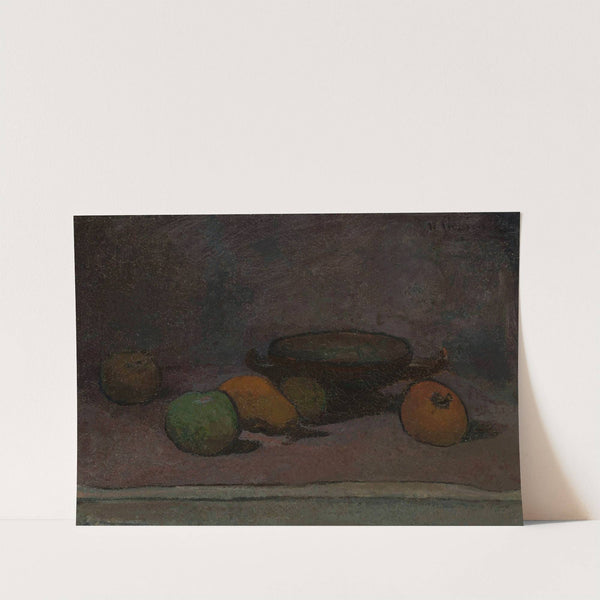Fruits and bowl (circa 1889) by Władysław Ślewiński