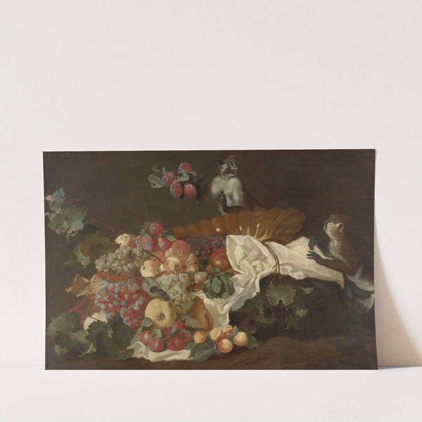 Fruits And Monkeys by Wladimir Swertschkoff