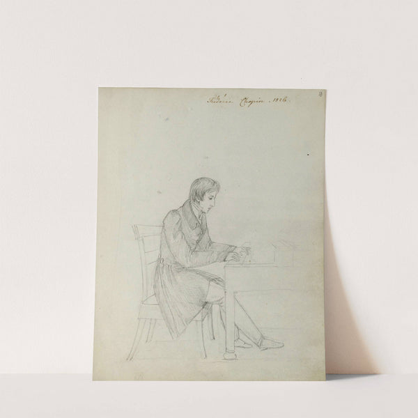 Fryderyk Chopin at the piano by Eliza Radziwiłłówna