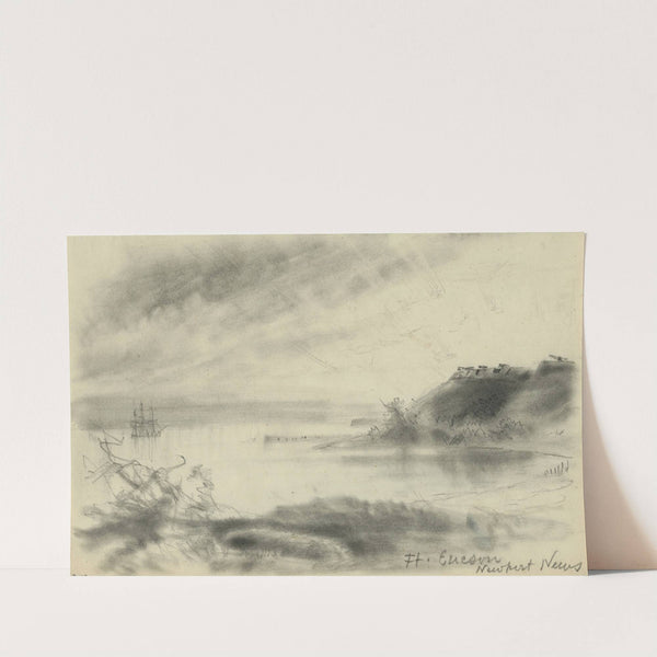 Ft. Ericson, Newport News by Alfred Rudolph Waud