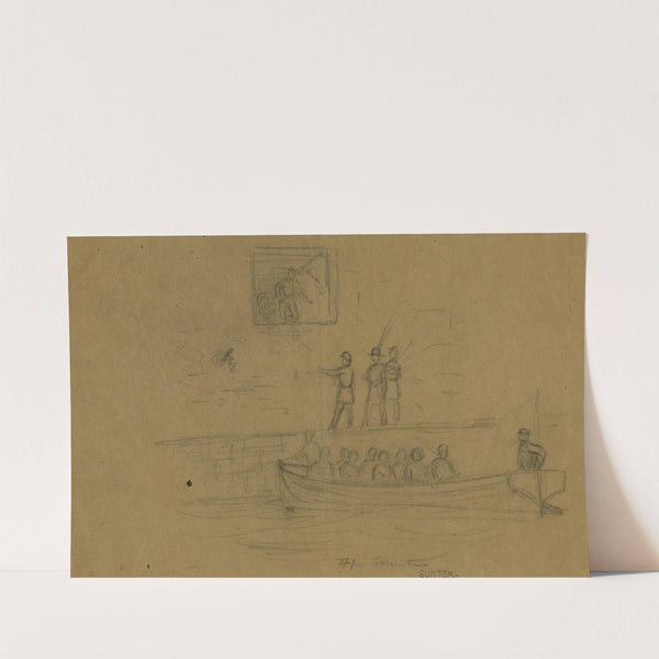 Ft Sumter by Alfred Rudolph Waud