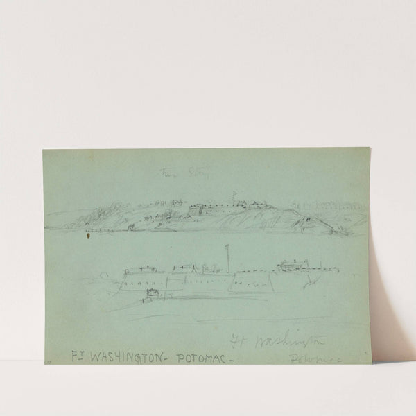 Ft. Washington, Potomac by Alfred Rudolph Waud