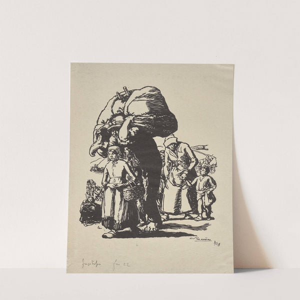 Fugitifs (1914) by Auguste Louis Lepère