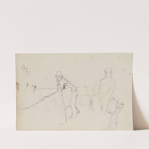 Fugurstudier, Rügen (1881) by Hans Gude