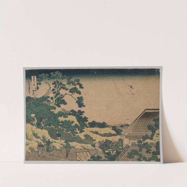 Fuji from Surugadai, in Yedo by Katsushika Hokusai