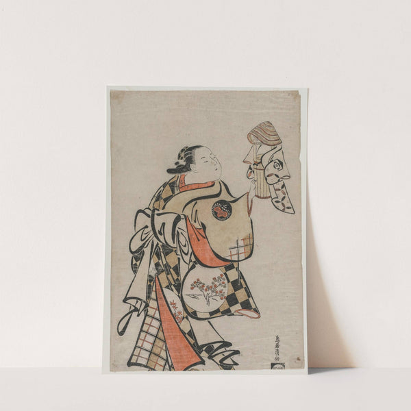 Fujimura Handayu as a Courtesan by Torii Kiyomasu