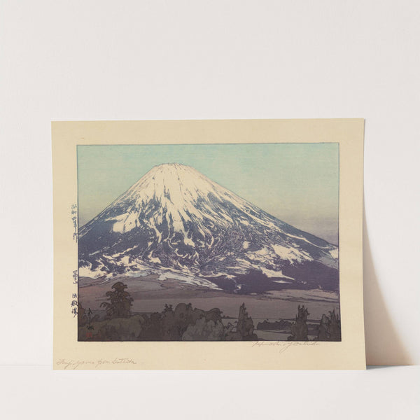 Fujiyama from Gotemba (1929) by Yoshida Hiroshi