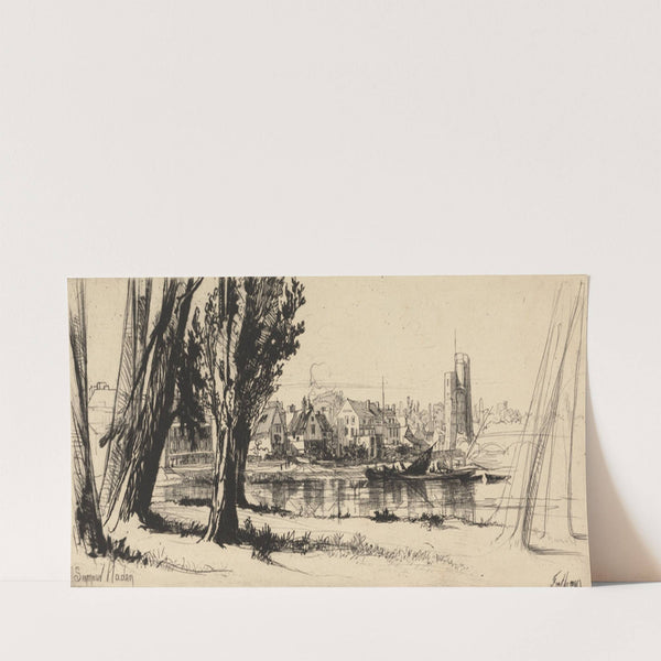 Fulham (after 1858) by Francis Seymour Haden