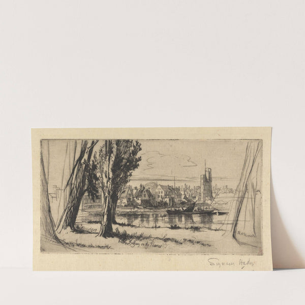 Fulham on the Thames (after 1858) by Francis Seymour Haden